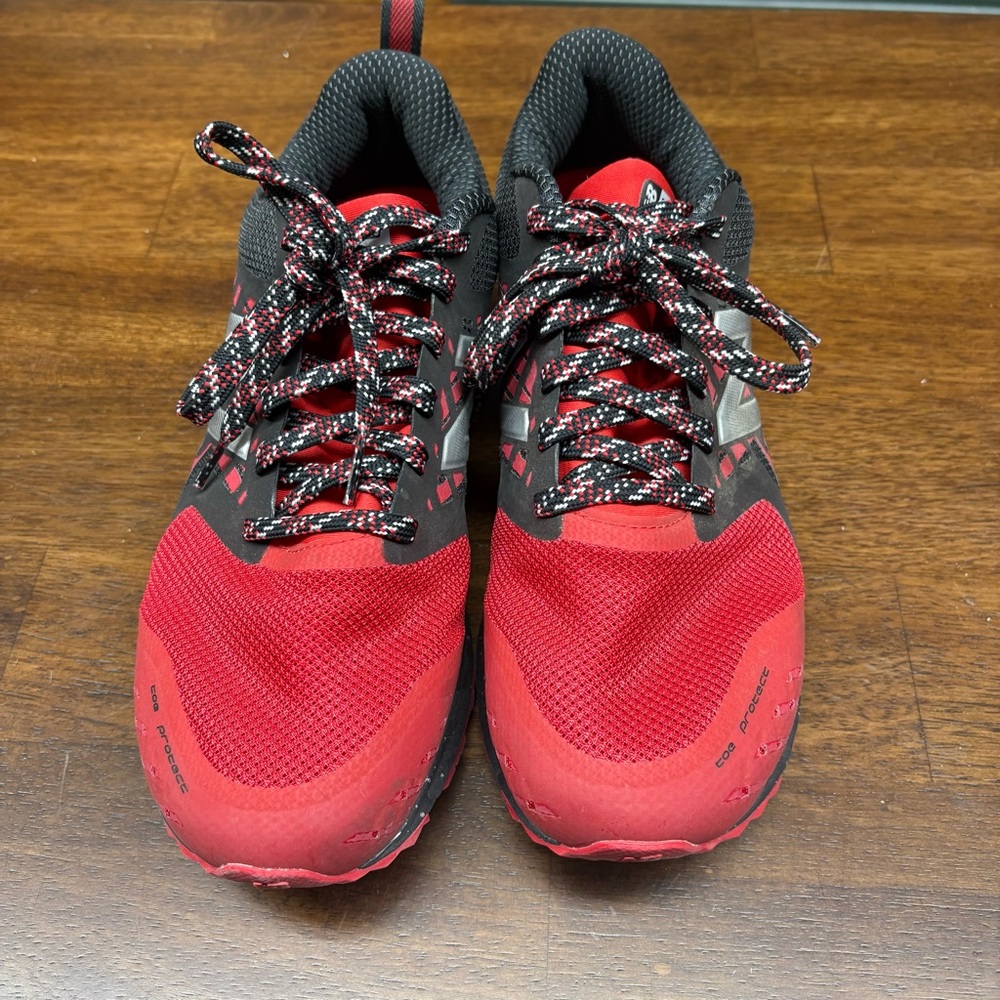 New Balance Red and Black Athletic Shoes